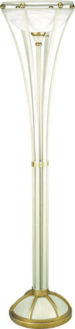 LS-9715 Maximilian Champagne / Gold 1 Light Torchiere Lamp.