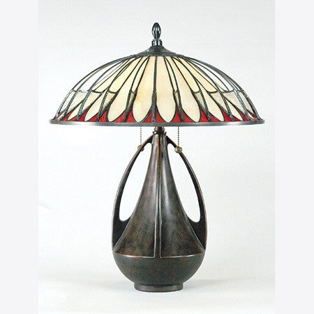TF6855BC Tiffany Alhambre Burnt Cinnamon Table Lamp