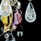 3569-22AD Renaissance Rock Crystal Heirloom Gold 5 Lights Chandelier
