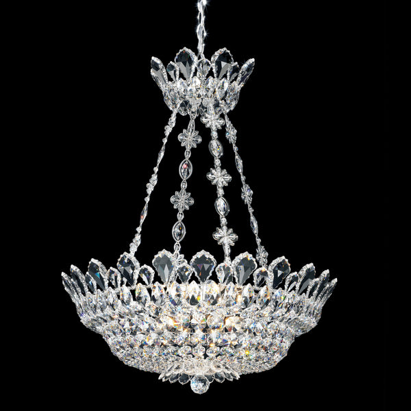 5799A  Trilliane 12 Light Crystal Semi Flush Mount